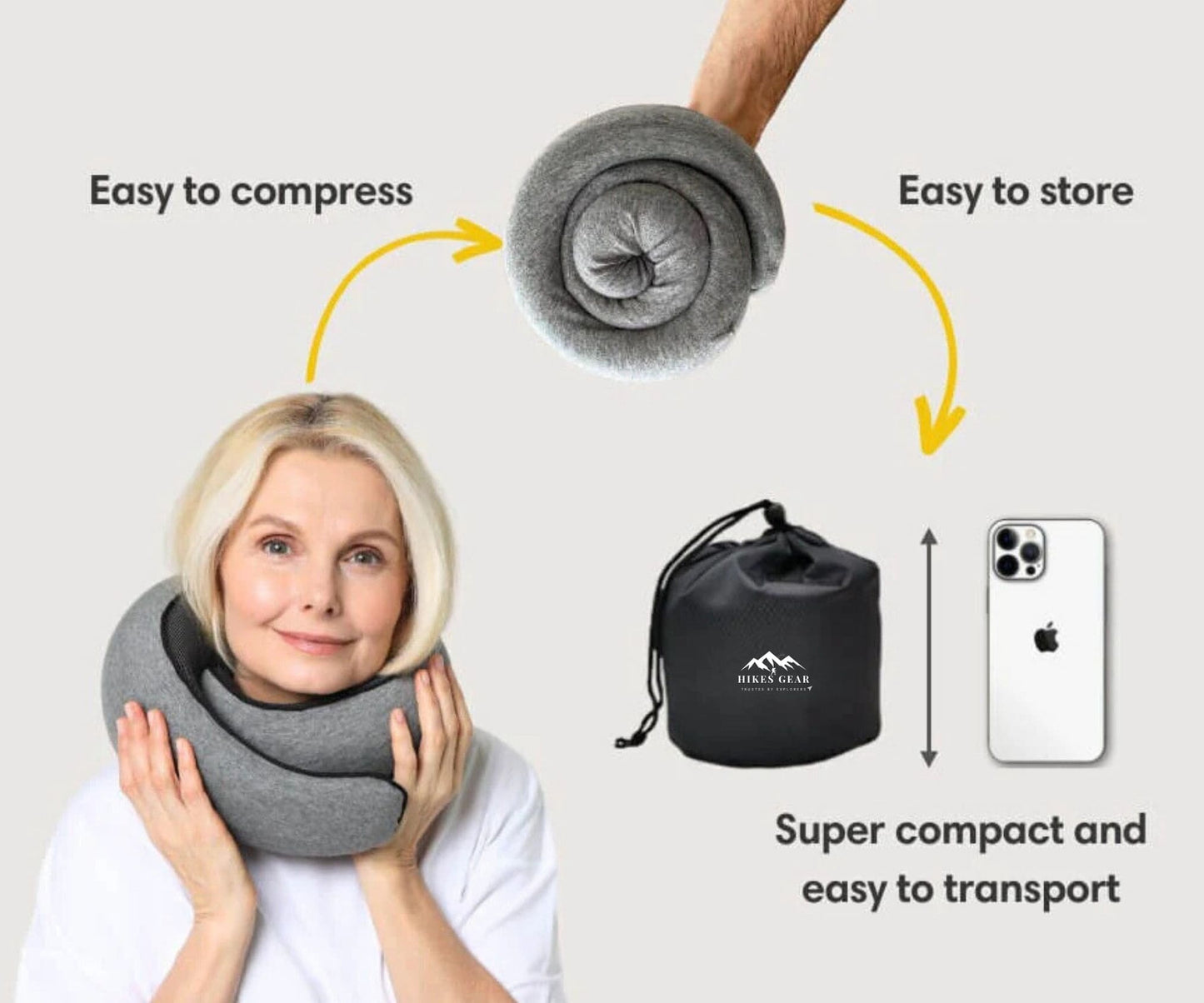 Hikes Gear™ Travel Pillow