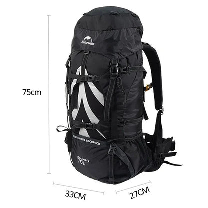 Hikes Gear™ Naturehike Backpack 70L Mountaineering Unisex Rucksack