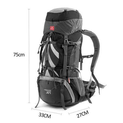 Hikes Gear™ Naturehike Backpack 70L Mountaineering Unisex Rucksack